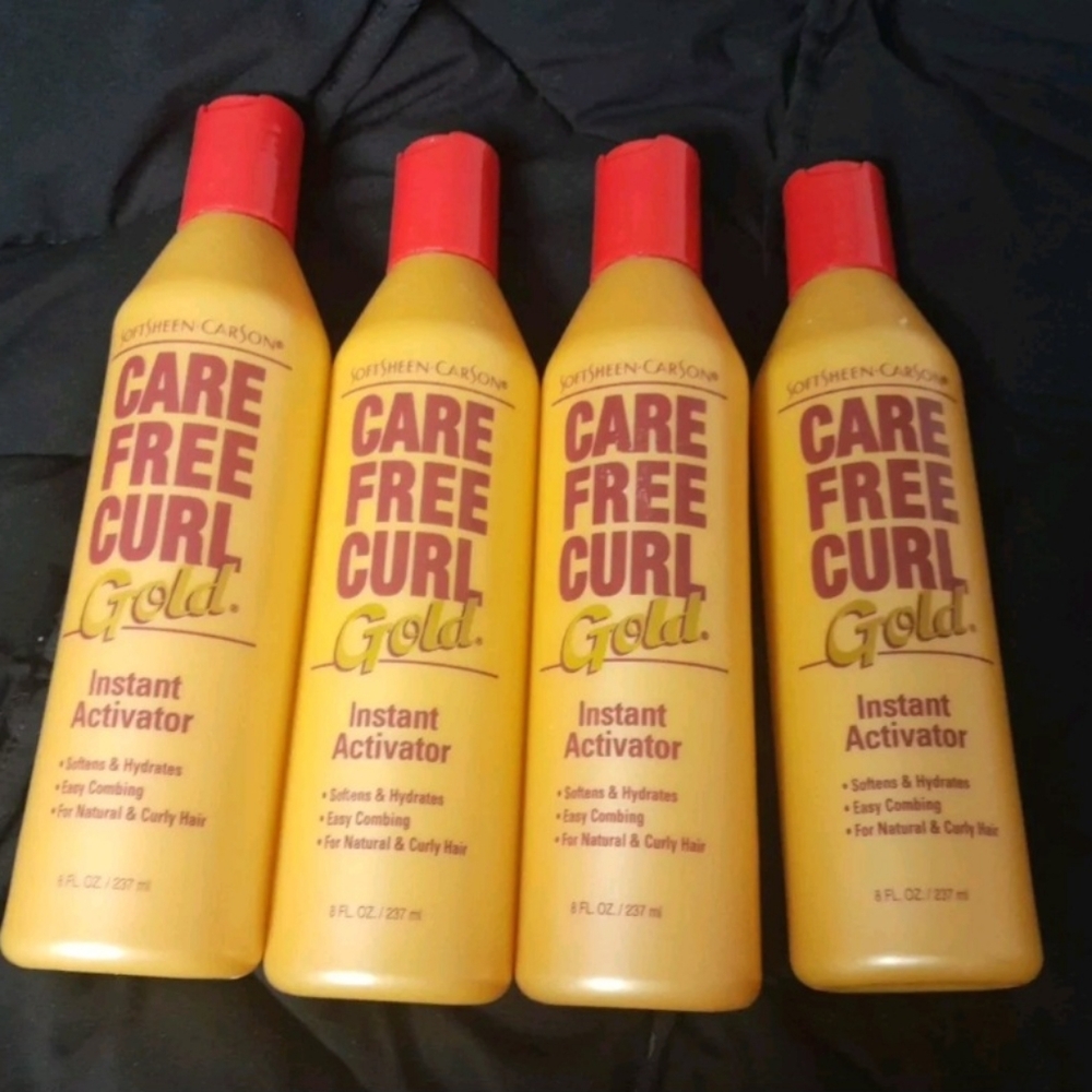 4 Soft Sheen Carson Care Free Curl Gold Instant Activator NEW HTF